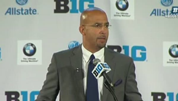 Penn State's Franklin speaks at Big Ten Media Days