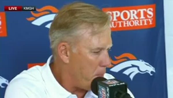 Emotional Elway discusses Broncos owner Bowlen