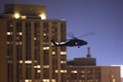 Army special operations unit helicopters flew training exercises over downtown Minneapolis last August.
