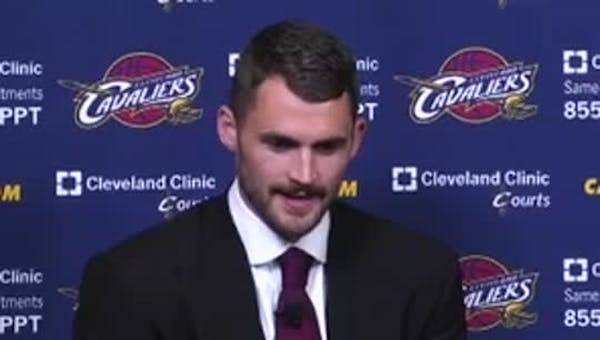Cavaliers Introduce Kevin Love