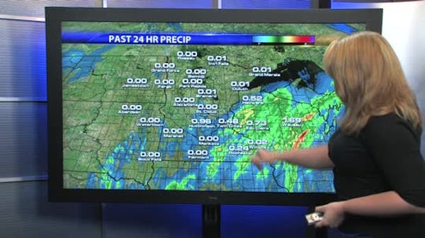 Morning forecast: Sticky; storms later