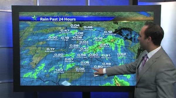 Morning forecast: Wet morning and early PM; temps in 50s