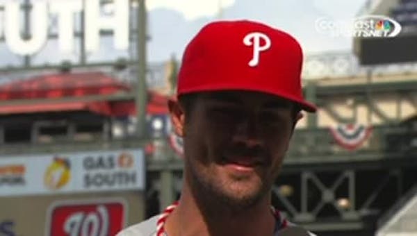 Hamels, three relievers no-hit Braves