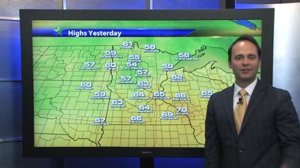 Afternoon forecast: Sunny, but cool
