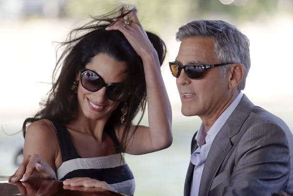 Clooney's wedding weekend begins in Venice