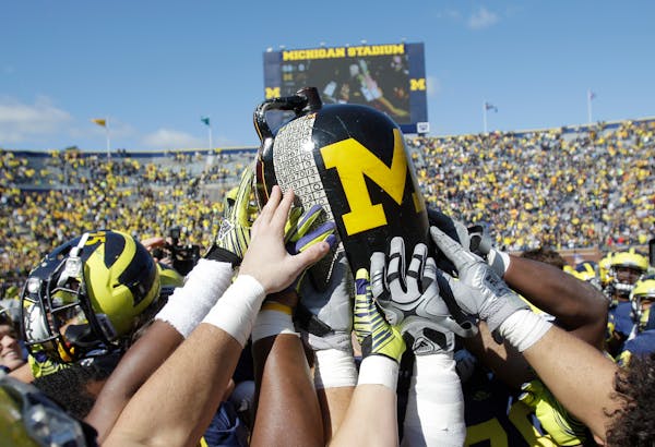 Michigan’s raising of the Little Brown Jug has been almost an annual ritual in recent years.