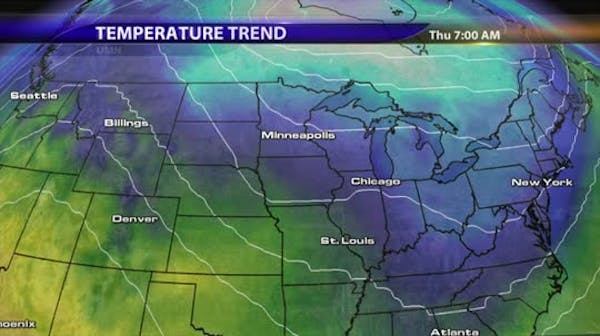 Evening forecast: Another cold start Thursday with rain possible, highs in upper 40s