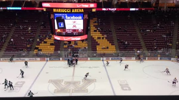 Time-lapse of hour leading up to Gophers hockey home opener