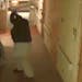 A still from surveillance video of a patient attacking a nurse at St. John's Hospital Nov. 2, 2014.