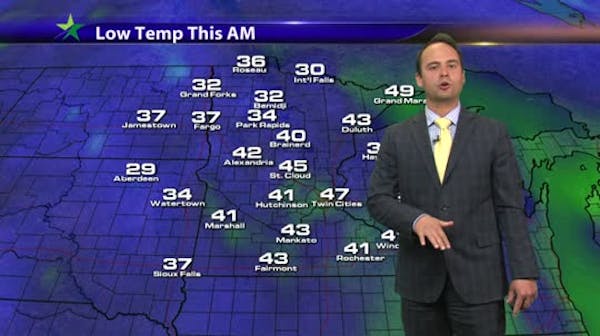 Afternoon forecast: Mostly sunny, high of 63