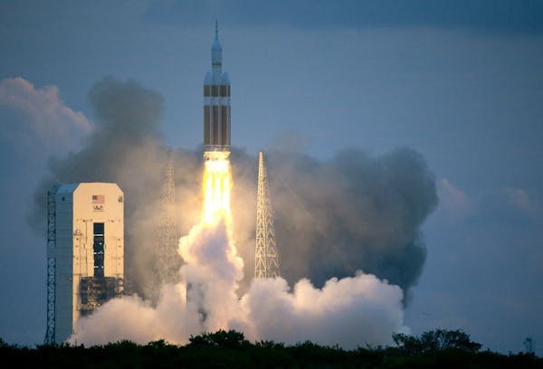 Orion capsule launches on maiden voyage