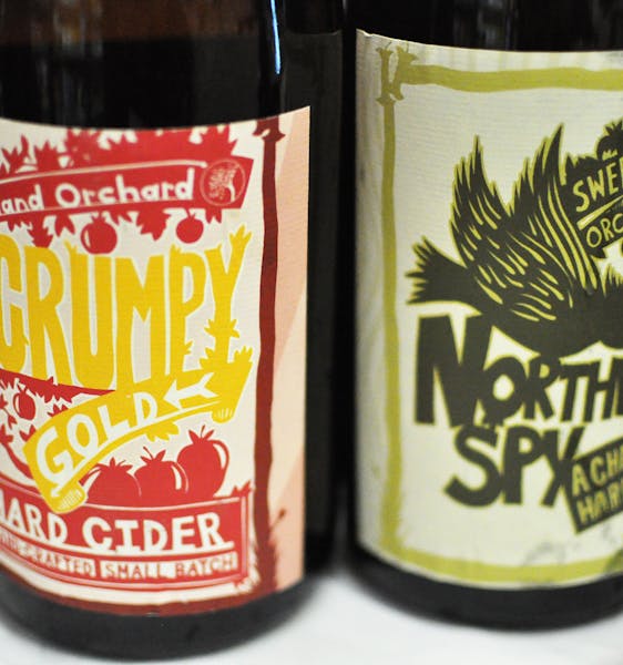 Sweetland Orchard’s Scrumpy Gold and Northern Spy.
