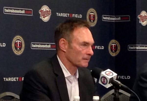 Press conference at Target Field announcing Paul Molitor as the Twins new manager.