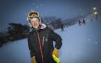 Burnsville boys' Alpine skier Gavin Menning at Buck Hill in Burnsville, Minn., on Monday, November 24, 2014. ] RENEE JONES SCHNEIDER • reneejones@st