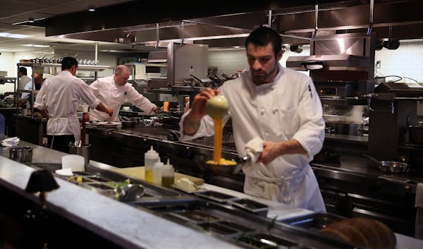 Brasserie Zentral is run by chef-owner Russell Klein (second from left).