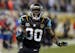 Jacksonville Jaguars running back Jordan Todman reacts as he runs 62-yard for a touchdown against the Tennessee Titans during the fourth quarter of an