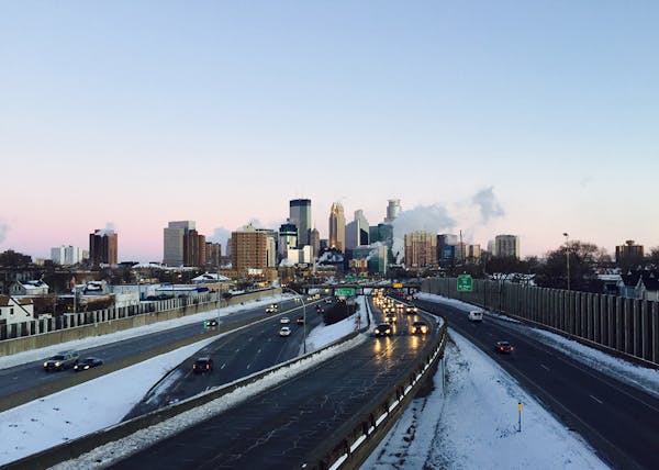 The Minneapolis skyline is looking good, despite temperatures near zero on Tuesday, Dec. 30, 2014.