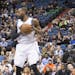 Shabazz Muhammad and the Wolves played before plenty of empty seats during their home game against the Phoenix Suns on Jan. 7.