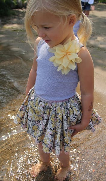 Lotus Flower Vintage Specialty Tutu ($89.95) by Oh Baby!