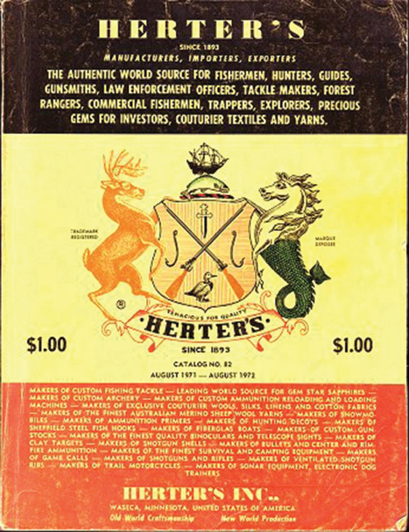 Herter's Inc 1954 Gun Accessories Catalog Waseca MN 
