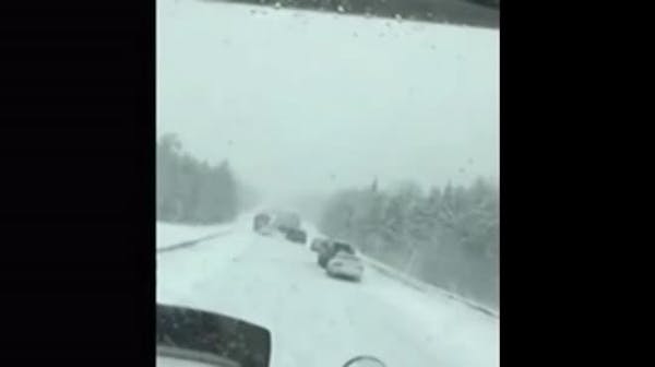 Massive pileup on I-95 in Maine injures 17