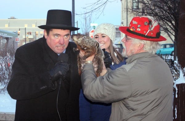 Groundhog bites Wis. mayor at ceremony