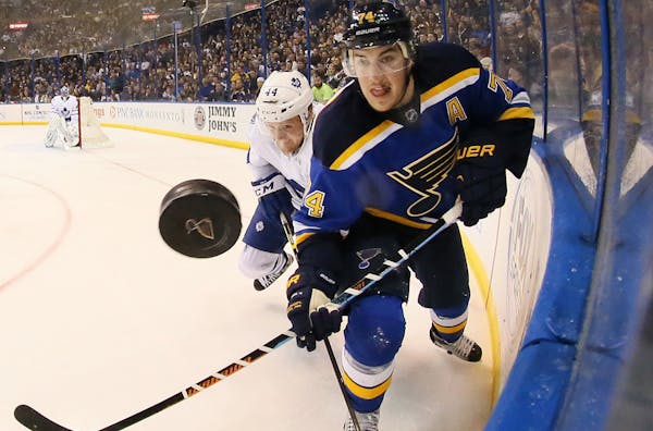 St. Louis Blues standout T.J. Oshie is one of many current NHL players from Minnesota.