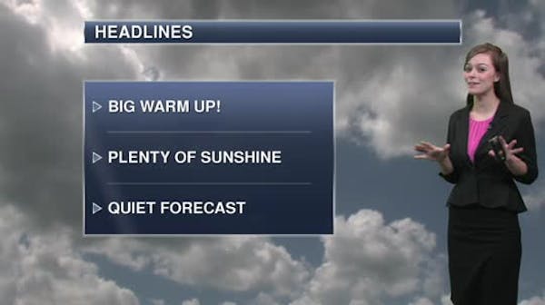 Morning forecast: Sunny, high in 40s