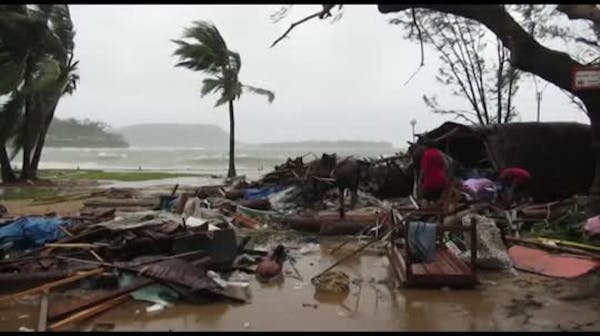 Cyclone causes widespread damage