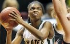 Park Center's Mikayla Hayes went up for a shot against Marshall in last year's Class 3A title game. There's chance the two teams could meet again.