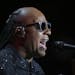 Stevie Wonder began at the Hammond organ with the first cut on the album, "Love's in Need of Love Today" Sunday night at Target Center.