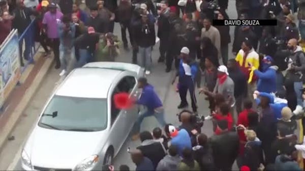 Violence erupts during Freddie Gray protests