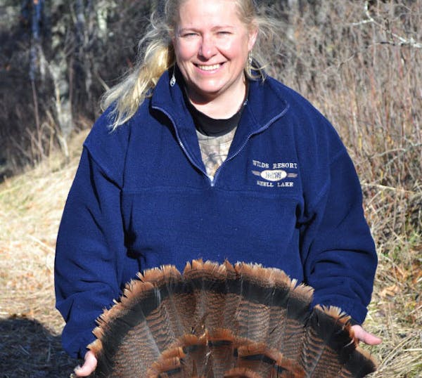 Cheryl Delaney-Olson bagged a turkey on her first turkey hunt ever last spring, part of a mentored hunt sponsored by the Department of Natural Resourc