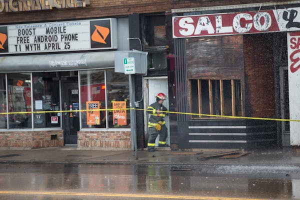Fire hits businesses on W. Broadway in north Mpls.