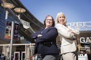 Mame O’Meara, left, and Sue Dubbs are the founders of Dubbs & O’Meara, an ad agency whose clients include the Minnesota Twins.