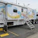 The Shakopee Mdewakanton Sioux Community mobile medical clinic is 80-feet long and includes equipment to perform X-rays, mammograms, as well as dental