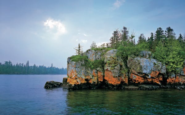 Burnt Island, Isle Royale National Park in Michigan. Isle Royale has a history of appeal for anglers and copper miners. Below are more photographs fro