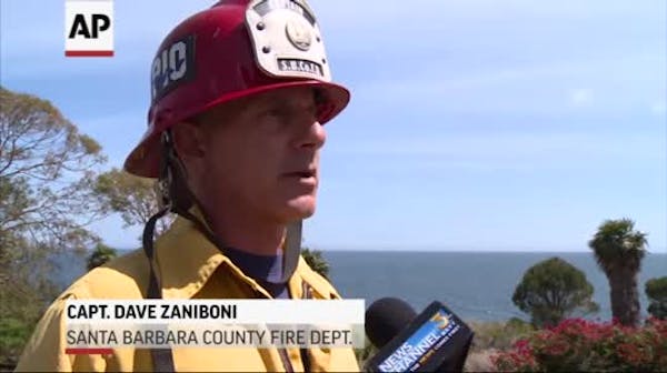 Oil spilled on 4 miles of California coastline