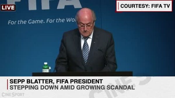 Blatter Steps Down as FIFA President