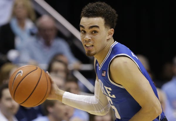 Tyus Jones is not regarded as the top point guard in this year’s NBA draft, but perhaps he is the most prototypical one.