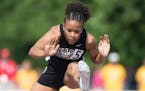 East Ridge’s Karina Joiner won the Class 2A 100-meter hurdle state title with a time of 14.42 seconds earlier this month.