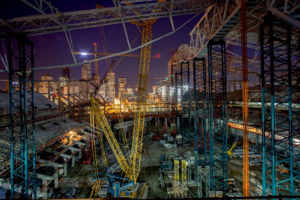 June: Someone sneaked into new Vikings stadium at night for photos