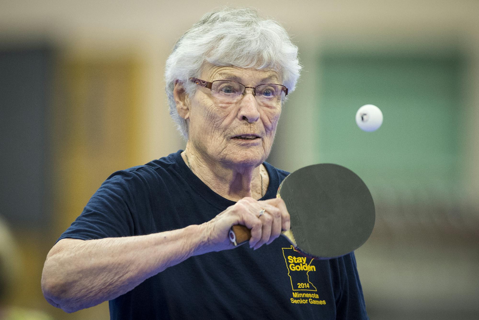 Mankato woman, 91, is never too old for table tennis