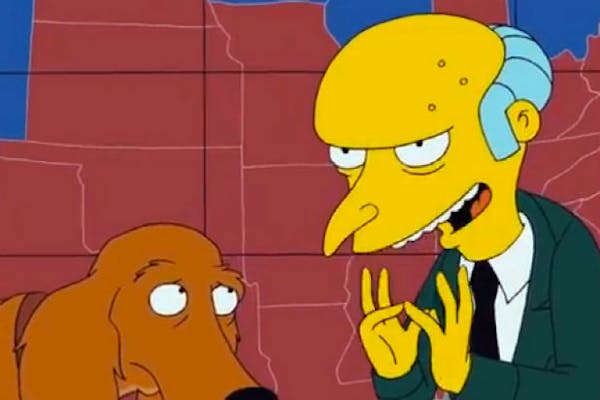 Harry Shearer voices Mr. Burns on "The Simpsons."