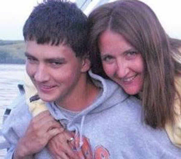 Tammy Sadek and her son Andrew. His case is unsolved.