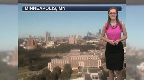 Afternoon forecast: Sunny and a bit breezy