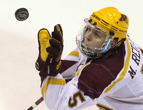 Former Gophers defenseman Mike Reilly is only 22 and just signed with the Wild a month ago after becoming a free agent.