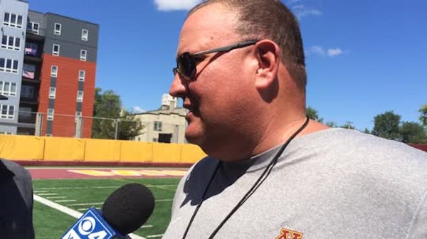 Claeys explains why Gophers will work on Colorado State, then TCU