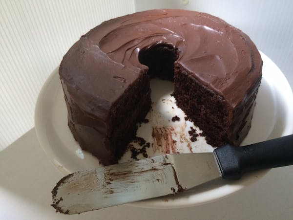 Chocolate Dump-It Cake is a new favorite for birthdays