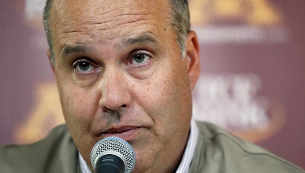 University of Minnesota athletic director Norwood Teague in 2013.